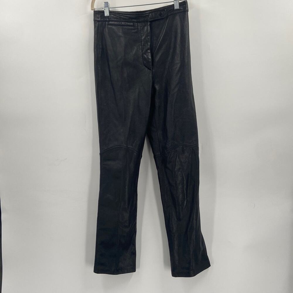 Vintage Maxima Wilson Black leather Pants